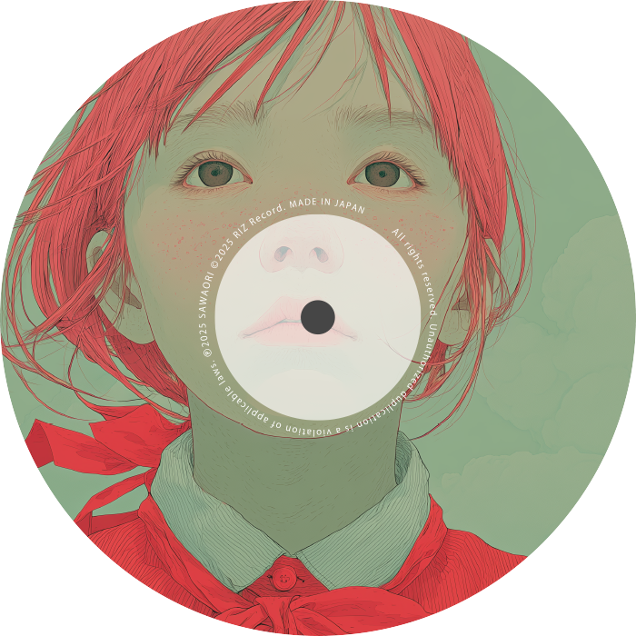 回転するレコード画像